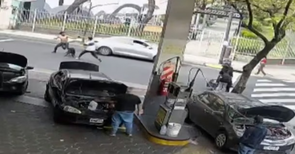 VIDEO: asesinó a un hombre a puñaladas tras una discusión y escapó