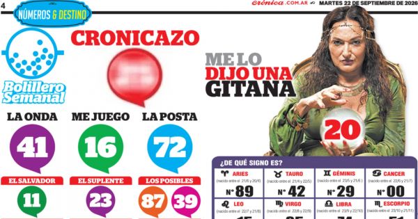 No apuestes sin antes ver el Cronicazo