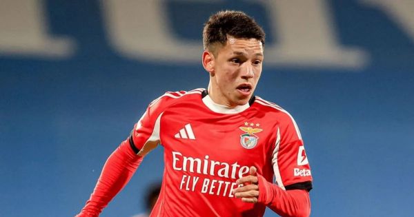 Prestianni habló de River y sorprendió al contar qué le dijo a Otamendi: "Me pone muy feliz"