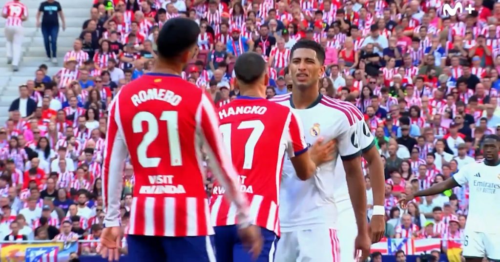 El informe que mostró el detrás de escena de la pelea entre Cuti Romero y Giuliano Simeone con Jude Bellingham en el clásico de Madrid