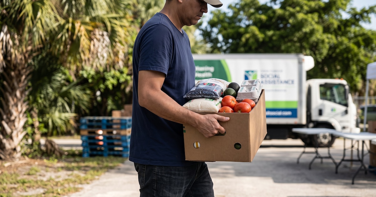 Familias trabajadoras del sur de Florida recurren a despensas de alimentos por el aumento del costo de vida