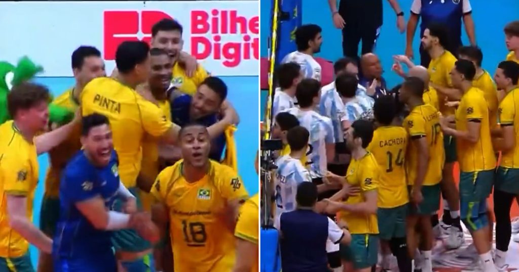 La provocación de la selección de Brasil que generó un tenso cara a cara con Argentina tras la final del Sudamericano de vóley