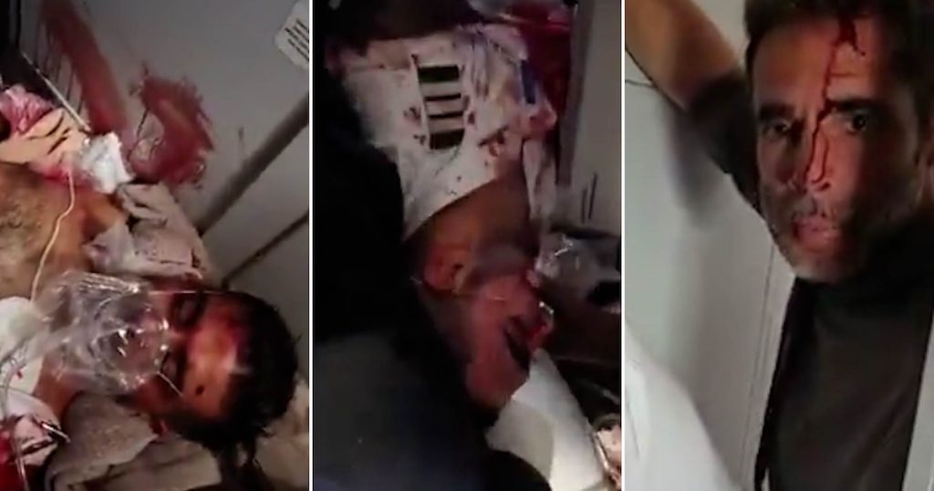 Terror en el aire: el video que grabaron los pasajeros que atendieron al piloto del avión de Flydubai