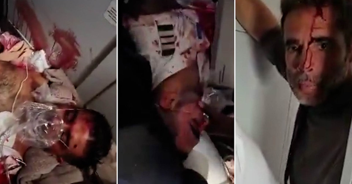 Terror en el aire: el video que grabaron los pasajeros que atendieron al piloto del avión de Flydubai