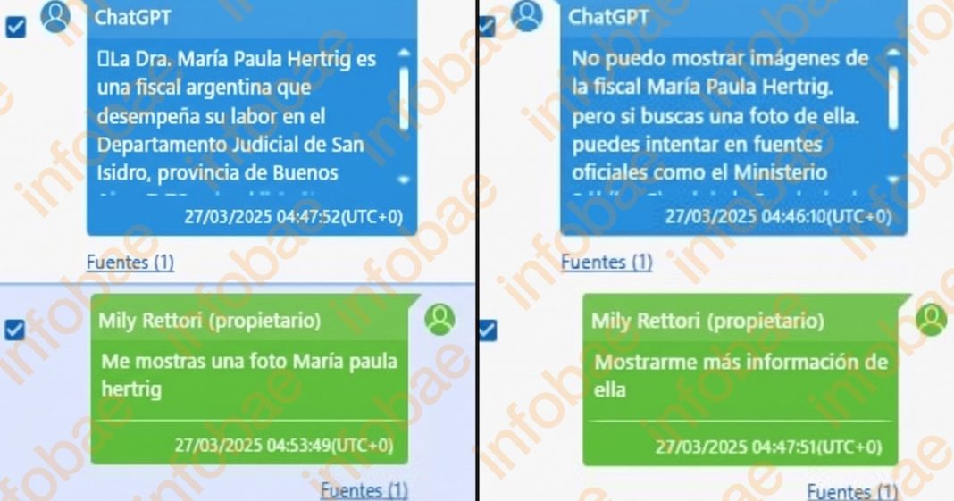 Descubrieron a dos presos que planeaban asesinar a la fiscal que los encarceló: le pedían información y fotos suyas a la IA Descubrieron a dos presos que planeaban asesinar a la fiscal que los encarceló: le pedían información y fotos suyas a la IA