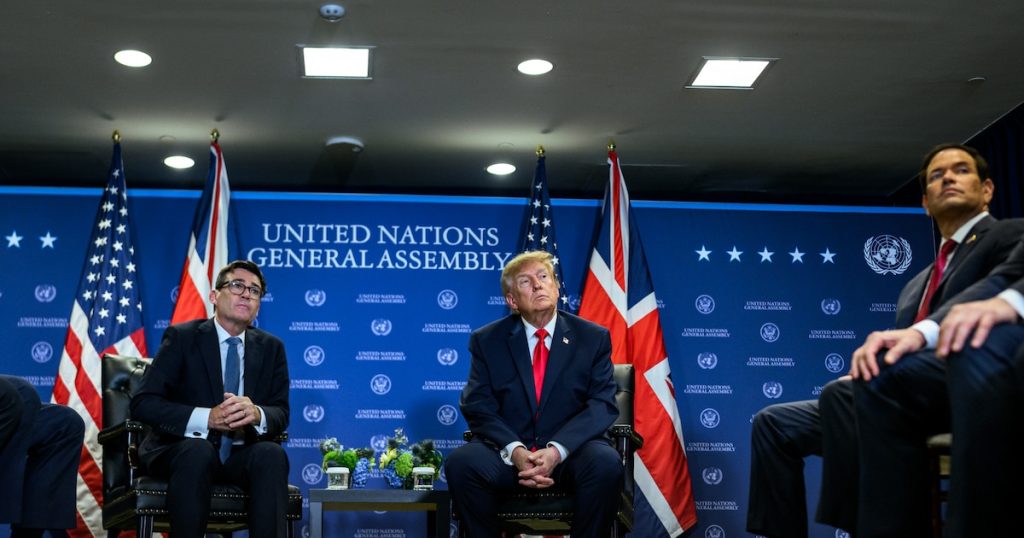 El primer ministro británico se reunió con Donald Trump y confirmó que hablaron de las Islas Malvinas