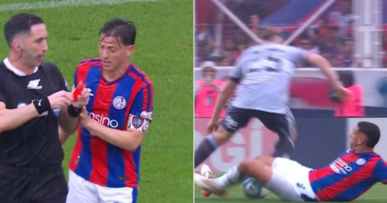 La lupa sobre la expulsión de Insaurralde que dejó a San Lorenzo con diez hombres en el clásico con Boca a la media hora de juego
