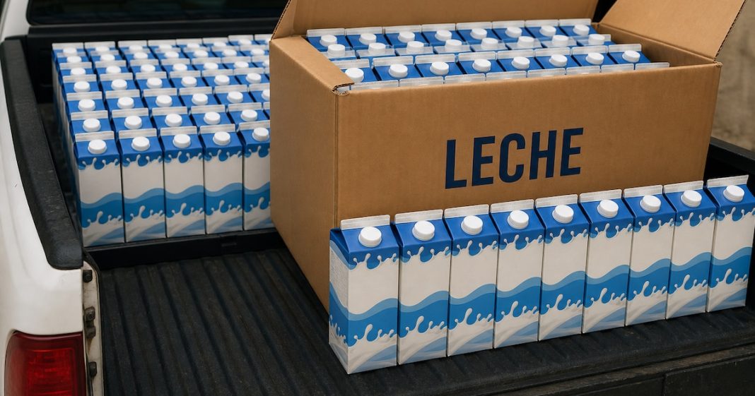 Lo denunciaron por robar electricidad y deberá donar 80 litros de leche para evitar el juicio