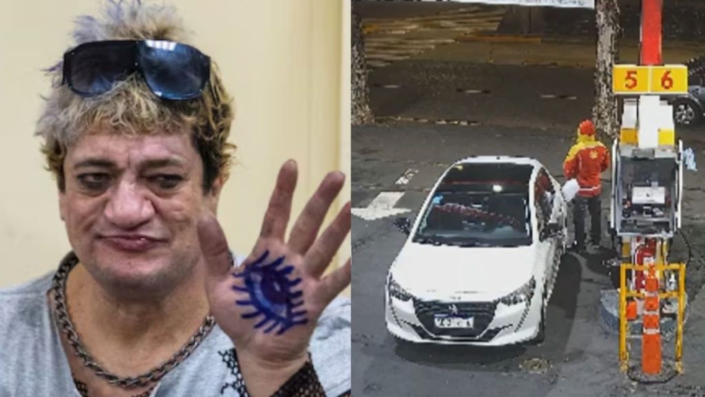 Pity Álvarez chocó contra un auto que cargaba nafta y se fue: el video