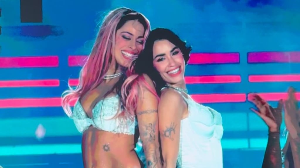 Se conoció el video del primer encuentro entre Tini Stoessel y Lali Espósito antes de cantar en River