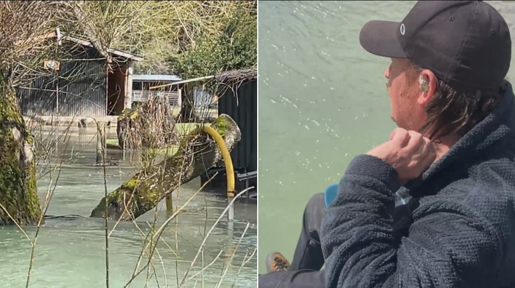 El equipo de TN quedó varado en medio de la crecida del Río Manso: “La camioneta flotó 20 metros por la correntada”