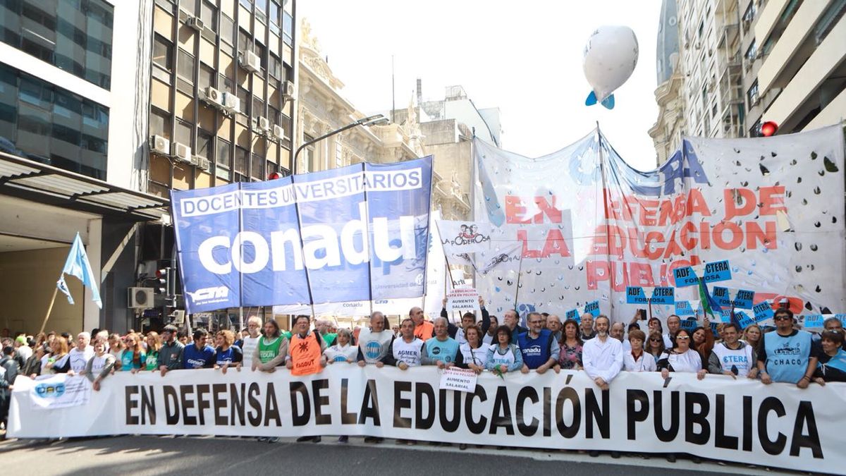 Docentes universitarios convocan a otro paro de 72 horas en reclamo de la aplicación de la ley de Financiamiento