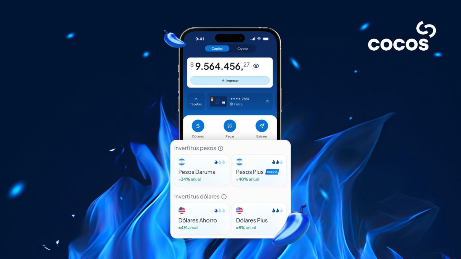 Cocos integra su banco en la app y amplía su oferta de productos financieros