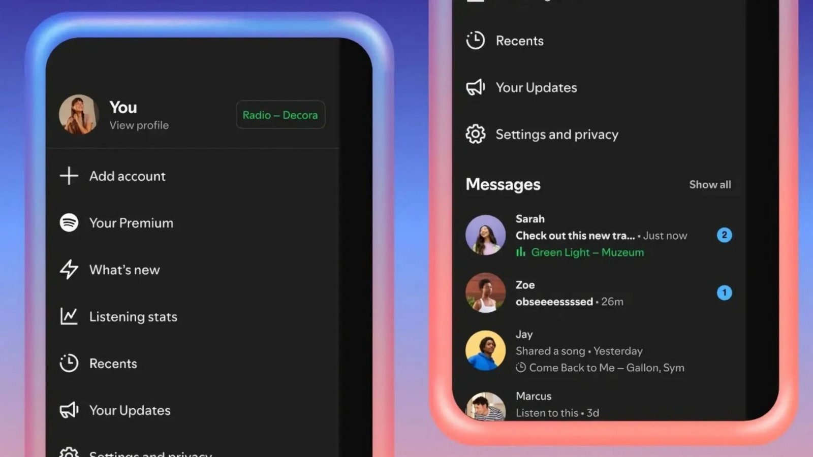 El truco poco conocido de Spotify para ver la música de tus contactos en tiempo real