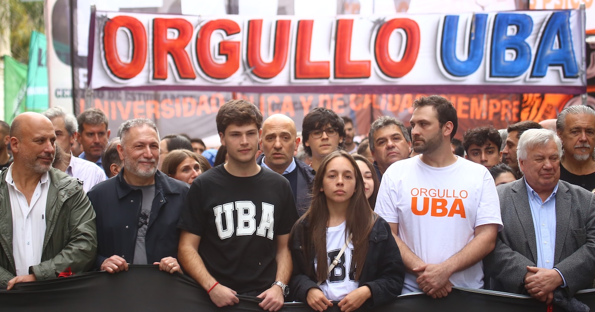 La UBA se desligó de los incidentes en la marcha y exigió que el Gobierno cumpla con la Ley de Financiamiento Universitario