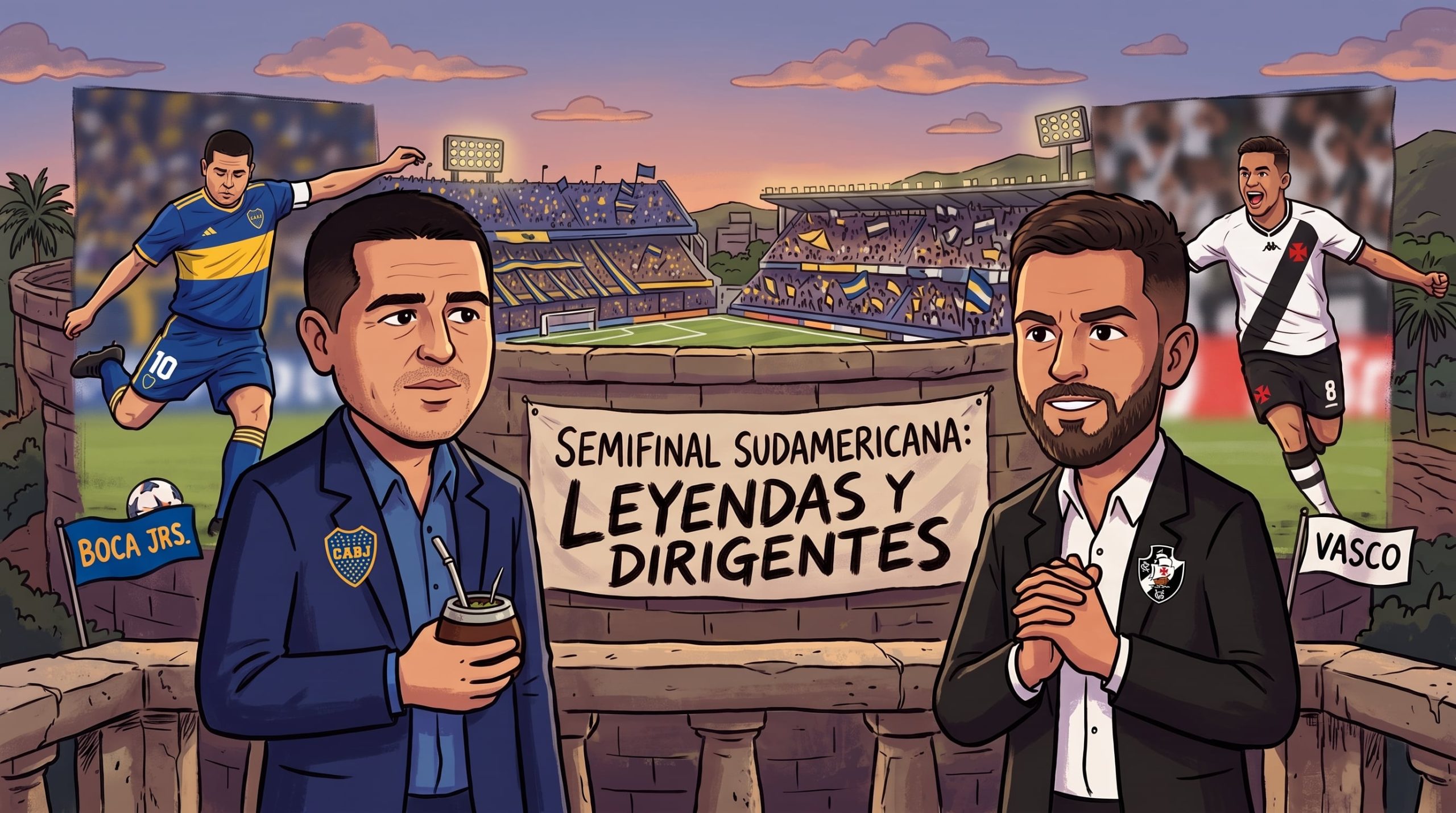 La curiosa historia que une a Juan Román Riquelme con el presidente del Vasco da Gama