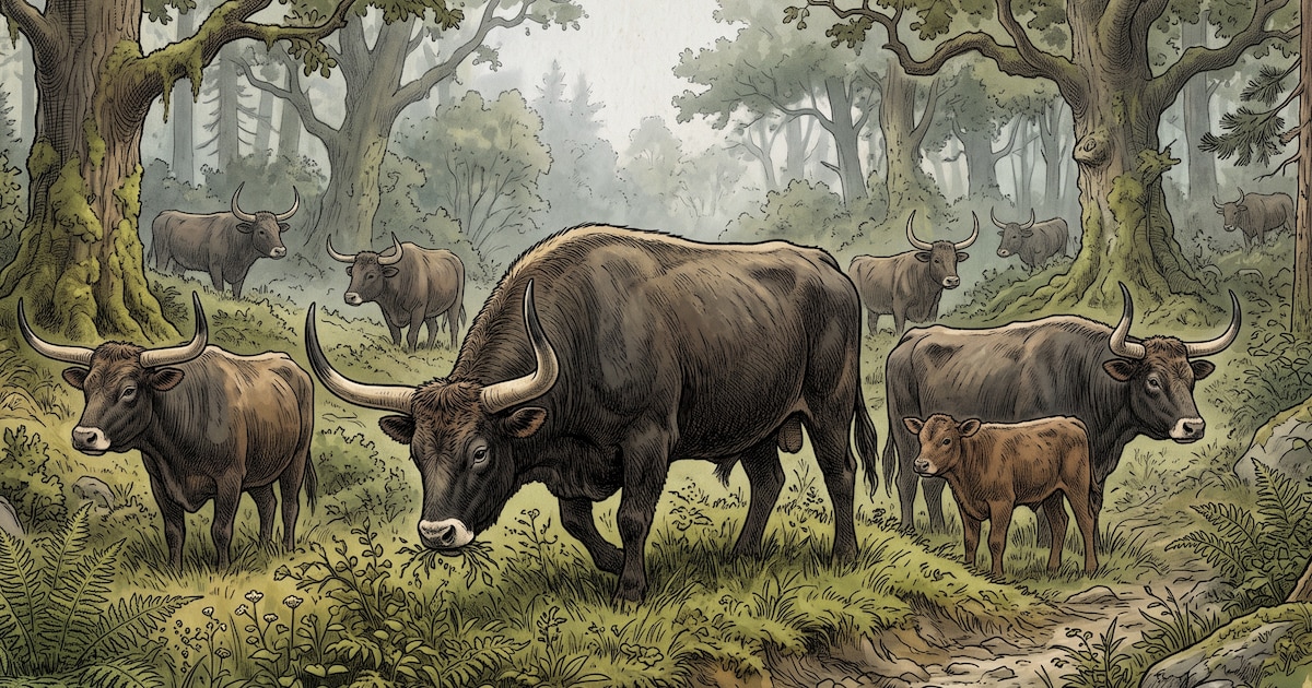Sobrevivieron miles de años y fueron el origen del ganado moderno, pero la caza y la pérdida de hábitat terminaron con ellos