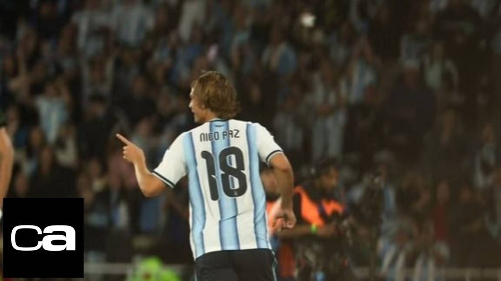 ¿Hereda la 10 de Messi? Nico Paz desplegó su magia ante Bolivia: gol, asistencia y lujos