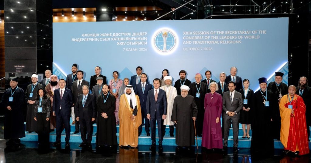 Líderes religiosos de 20 países se reunieron para impulsar un movimiento global por la paz