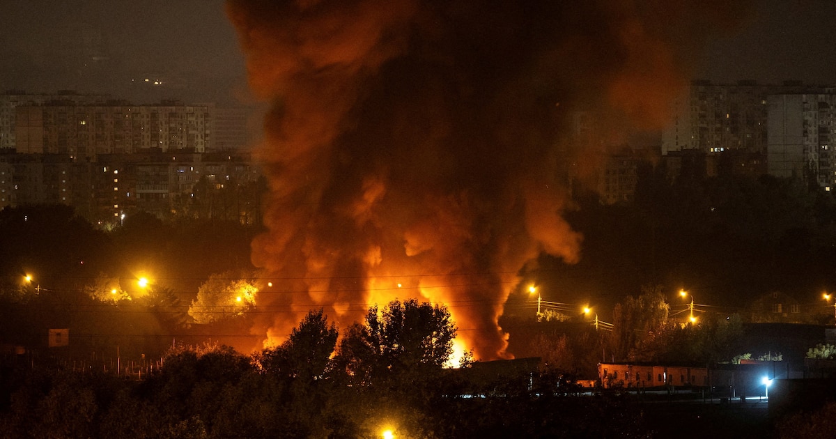 Un ataque ruso contra una central de Kiev dejó un muerto y cerca de 20 heridos
