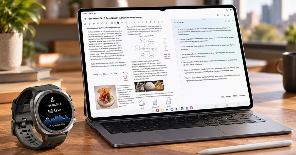 Comprá, probá y devolvé: Samsung ofrece 60 días para decidir si te quedás con una tablet o un reloj