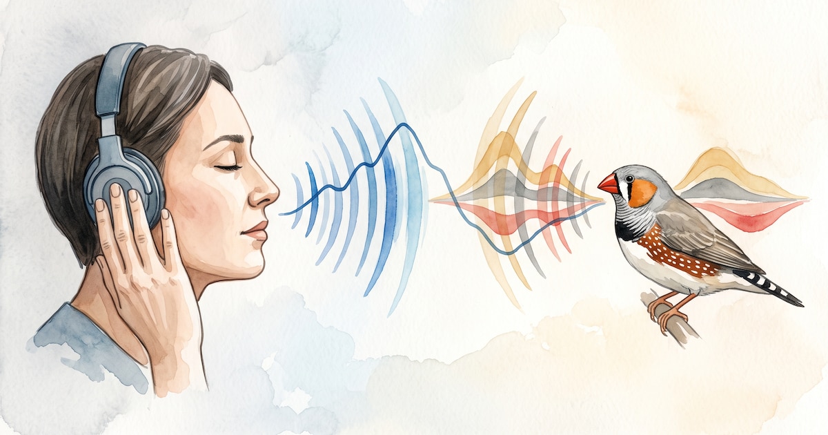 Un estudio reveló por qué las personas y las aves interpretan de forma distinta un mismo sonido