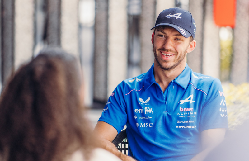 Gasly dejó atrás el choque con Colapinto en Bakú: "Ya está todo bien entre nosotros"