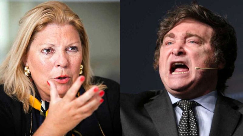 Carrió denunció penalmente a Javier MileI por violencia de género y abuso de autoridad tras sus ataques a una periodista