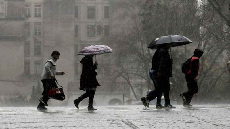 Confirmado: hay alertas meteorológicas amarilla por tormentas y nevadas en cuatro provincias