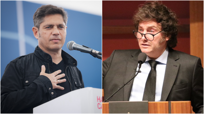 Milei y Kicillof, muy parejos en intención de voto firme