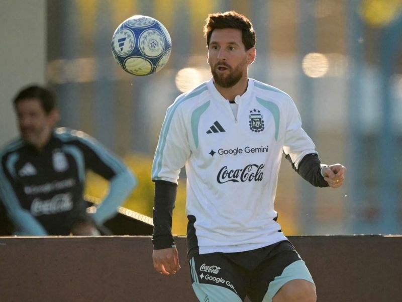 Antes de la despedida, Lionel Messi tuvo su último entrenamiento en la Selección Argentina