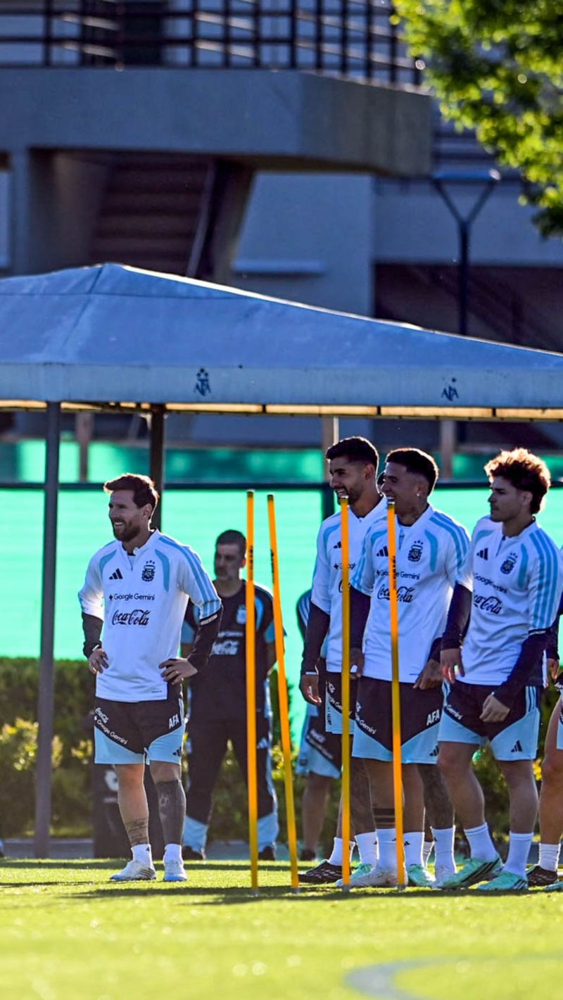 Así fue por dentro el último entrenamiento de Lionel Messi con la Selección Argentina