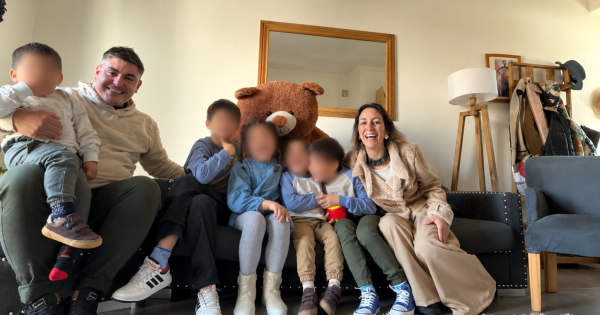 "Sueño con el domingo y que mis cinco hijos digan: ¡Feliz día, mamá!"