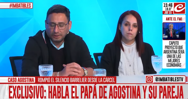 ¡EXCLUSIVO! Papá de Agostina: "Abundan las pruebas contra esta bestia"