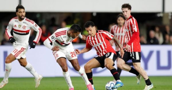 Estudiantes empató con Flamengo en la ida de las semifinales de la Copa Libertadores