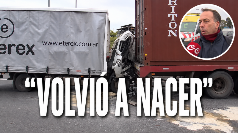 "Si me abría, lo pasaban por encima": tremendo relato de un camionero que le salvó la vida a un motociclista