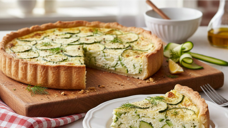 Tarta de zucchini y ricota: receta fácil para sumar verduras al menú familiar