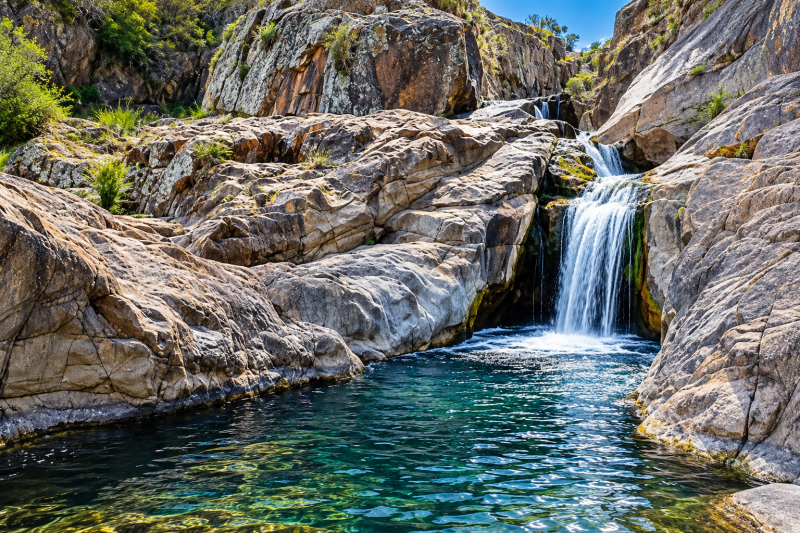 Un secreto a voces: el impresionante salto de agua que está escondido entre las sierras