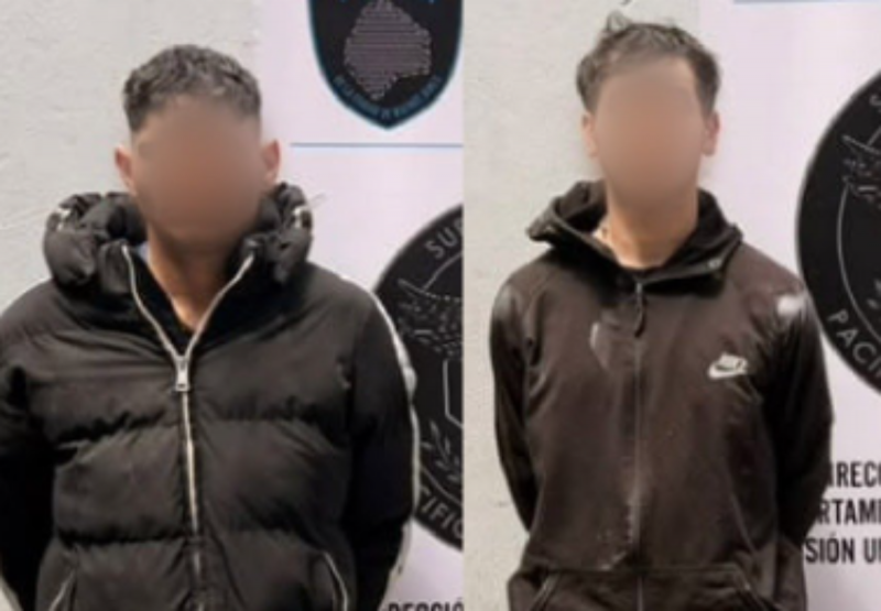 Detienen a dos jóvenes con 1400 dosis de cocaína, pasta base y marihuana en el Barrio 31