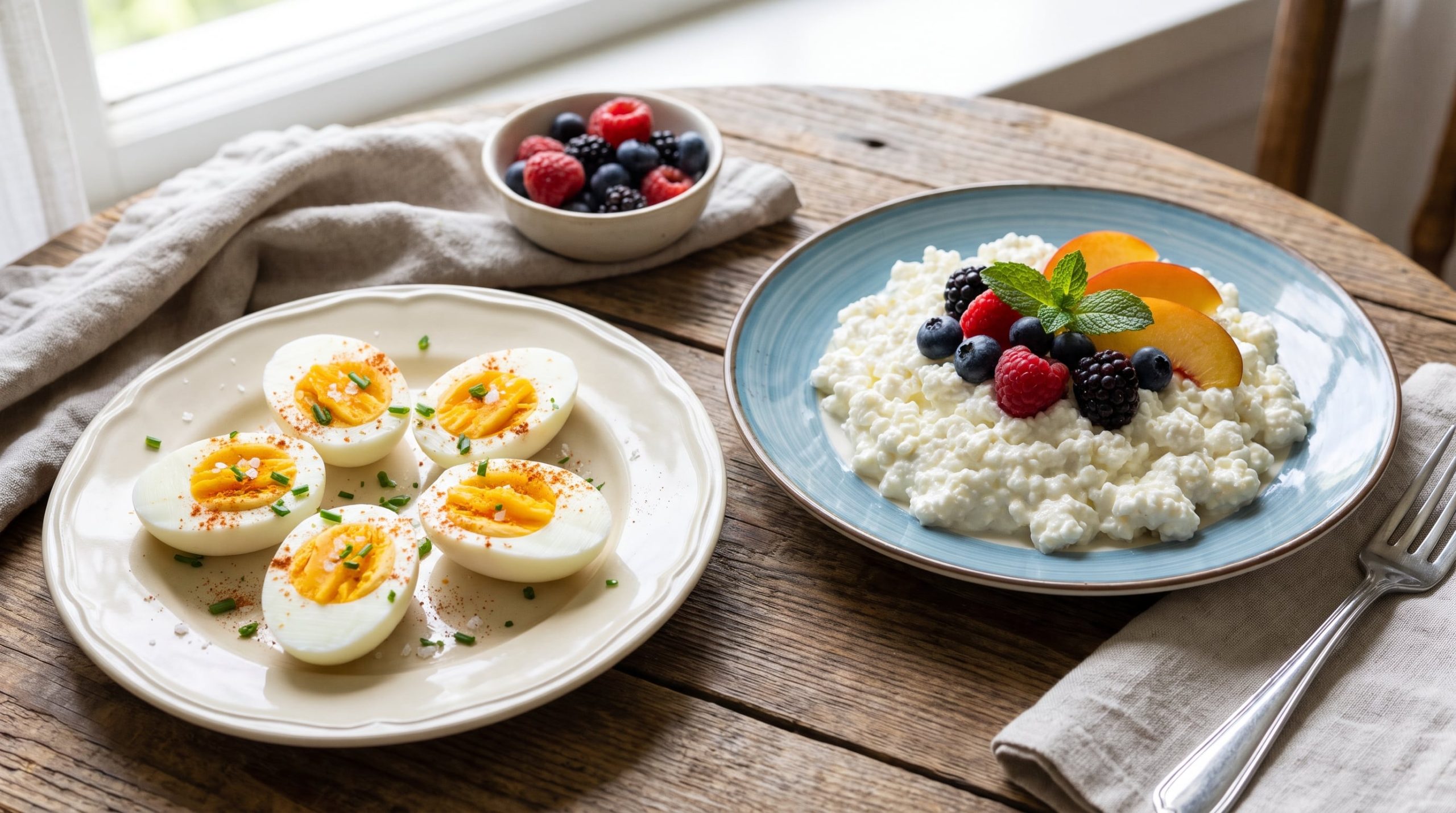 Huevos duros o queso cottage: qué considerar para cuidar el corazón