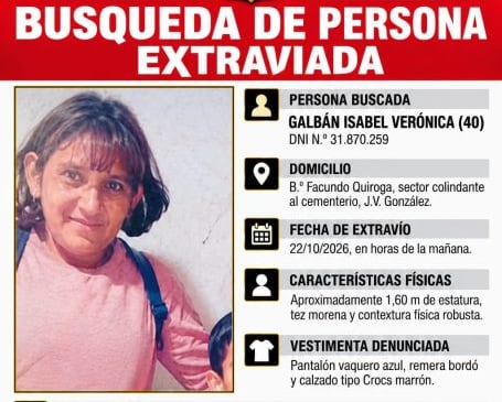 Encontraron el cuerpo de una mujer en Joaquín V. González