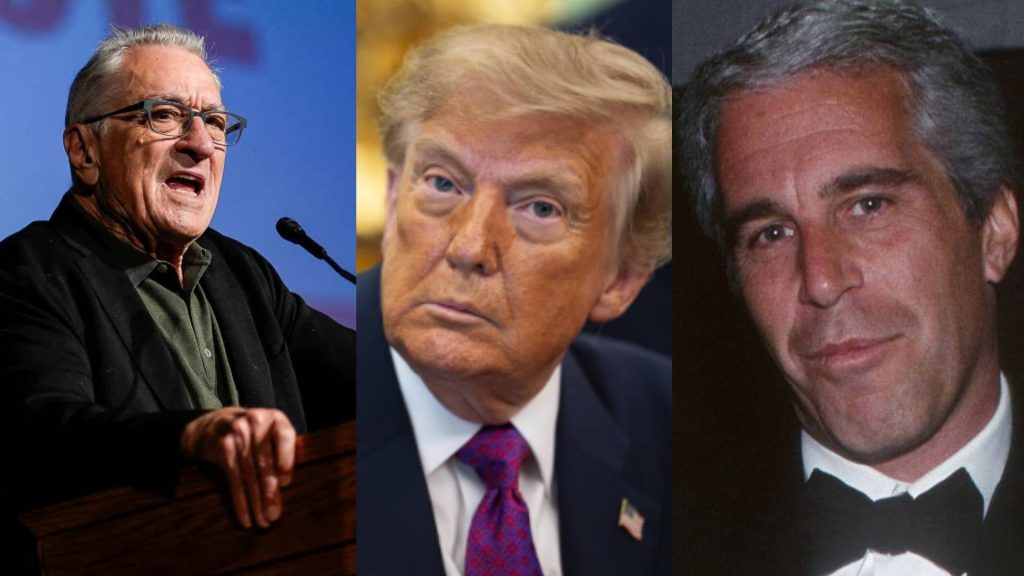 Robert De Niro acusó a Trump de ser el "principal protector" de Epstein y exigió la publicación de todos los archivos