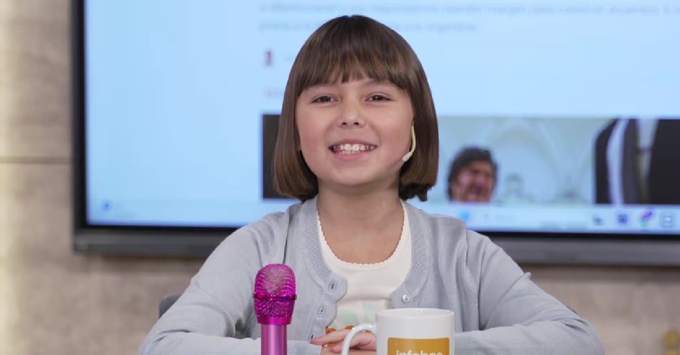 Tiene 10 años, entrevista a famosos y firmó su primer contrato: quién es Julieta Czupiak, la mini periodista que sorprende en las redes