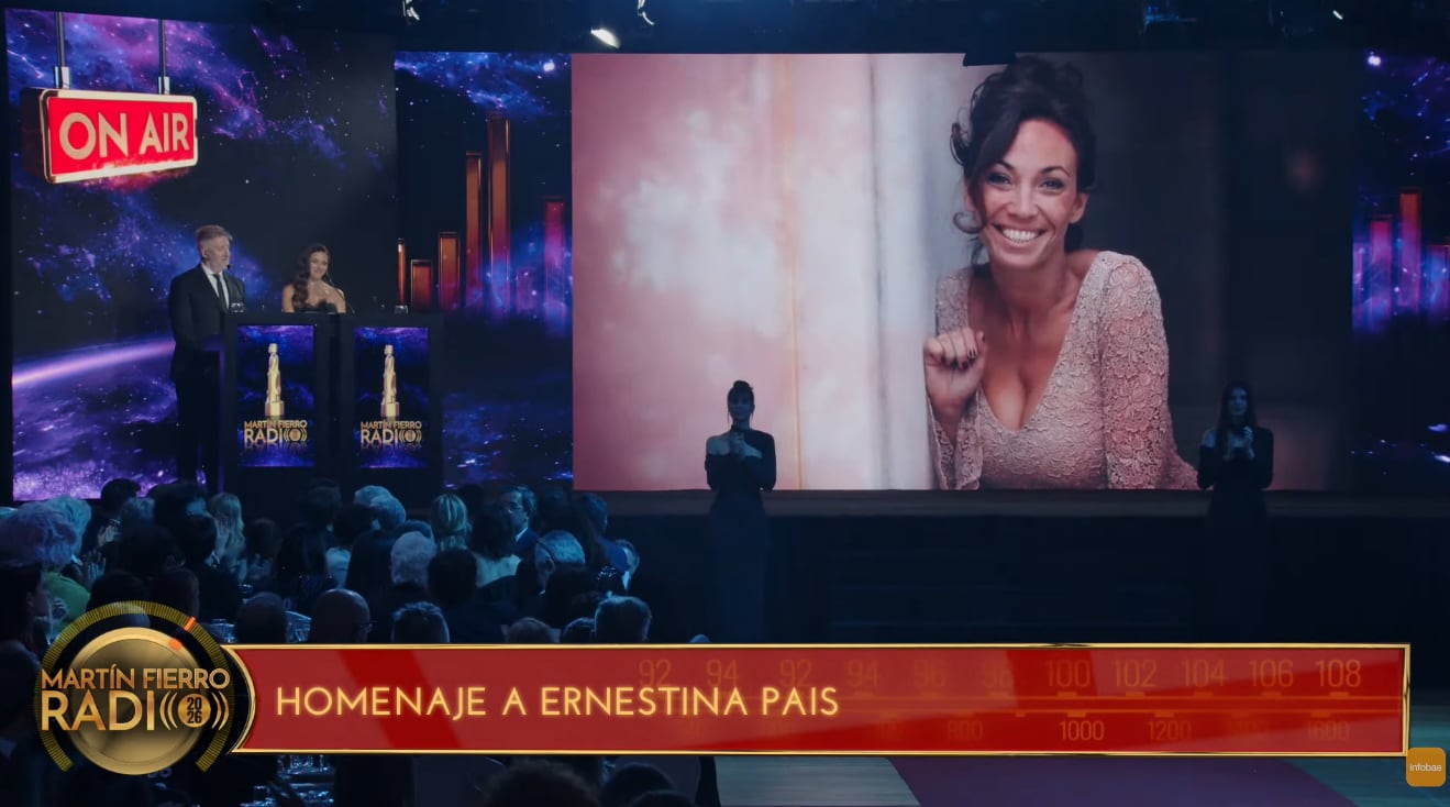 El recuerdo a Ernestina Pais que conmovió a todos en el Martín Fierro de Radio con la voz de Gastón Pauls