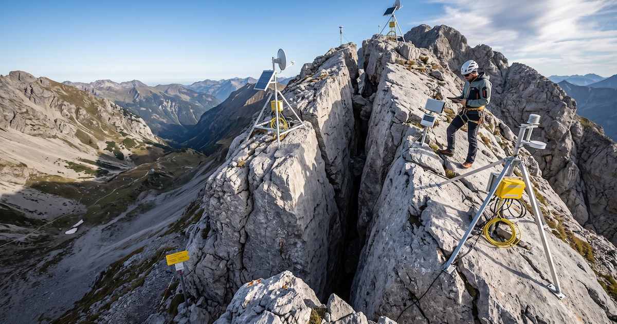 Alerta en los Alpes: una montaña entre Alemania y Austria está en riesgo de colapso por una grieta histórica
