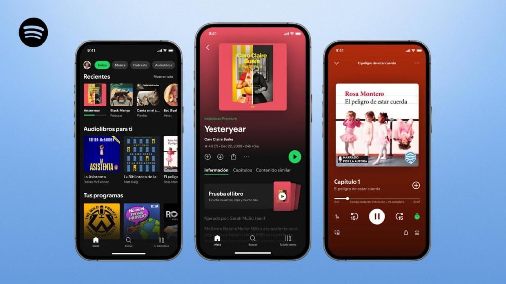 Los audiolibros de Spotify llegan a España