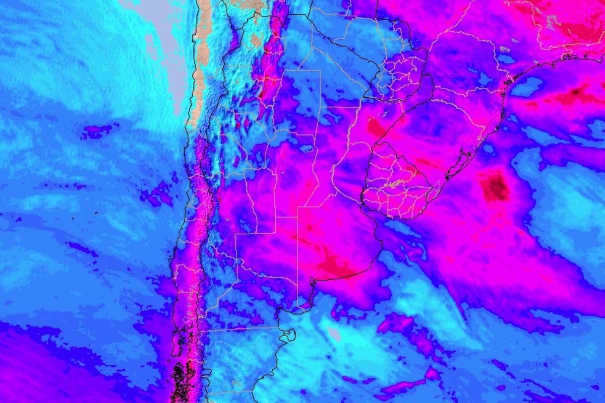Avanza un frente frío que provocará alertas por tormentas de gran intensidad, granizo, ráfagas y temperaturas cercanas a los 30°C: las zonas afectadas