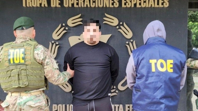 Detuvieron a “Ladrillo”, condenado por narcotráfico y vinculado a la barra de Central