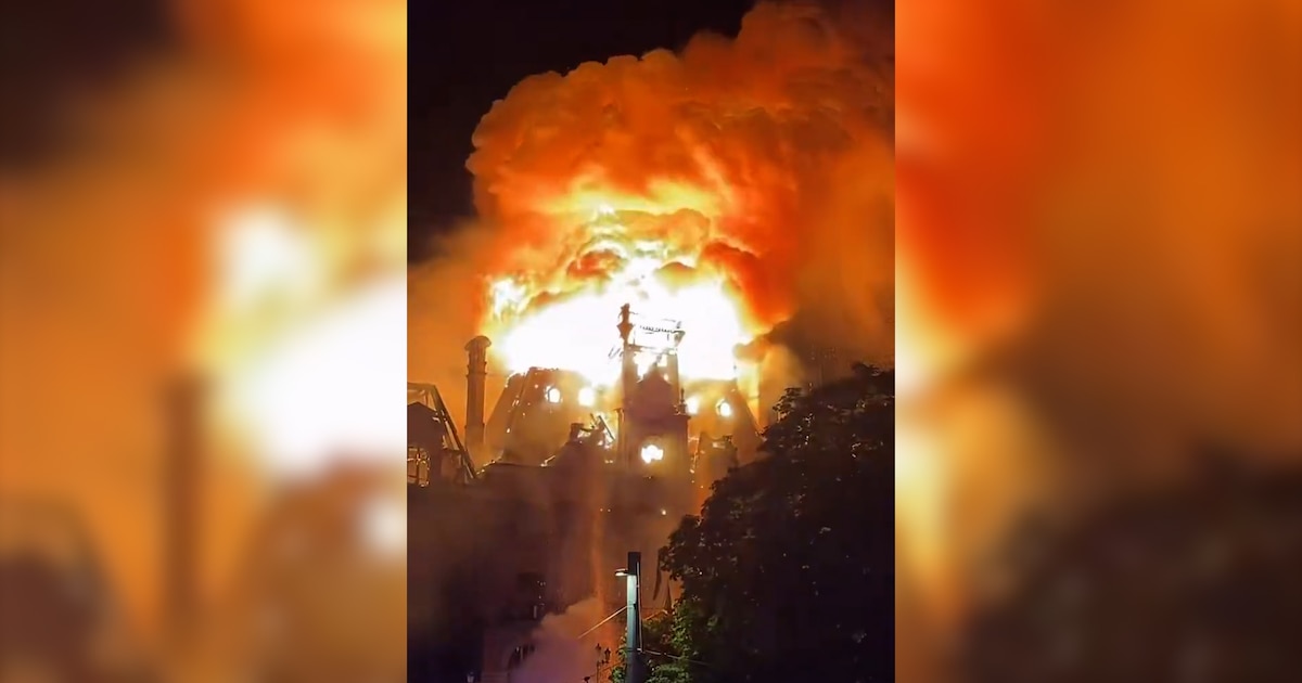 Disturbios en Francia: los manifestantes incendiaron el histórico ayuntamiento de Limoges