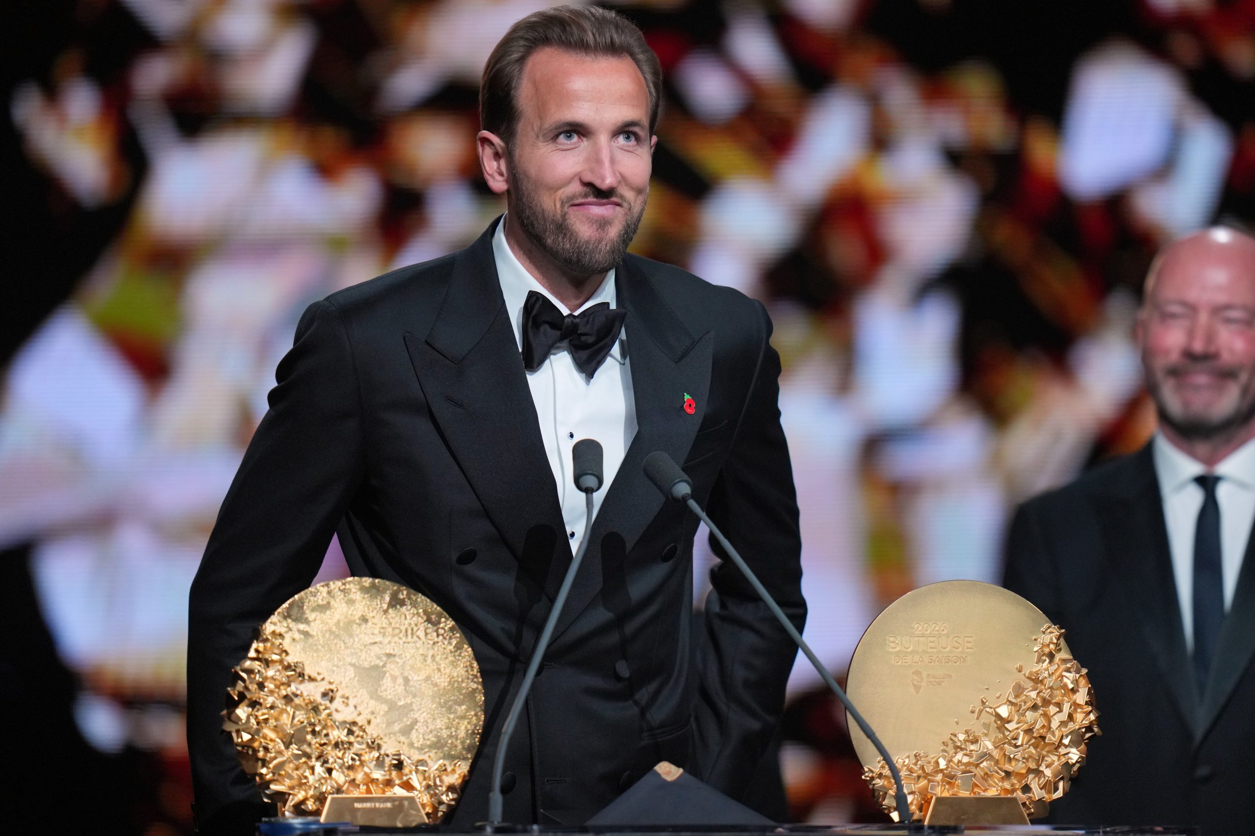 Balón de Oro 2026: Harry Kane en la cumbre y todos los ganadores de una ceremonia sin brillo